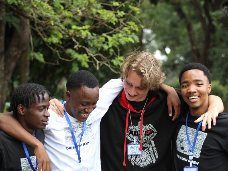 Students at orientation day at UWC East Africa