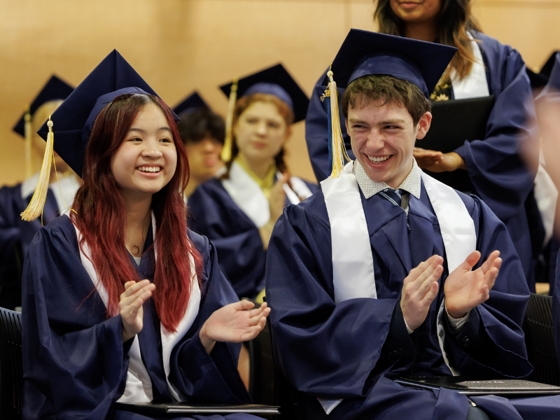 IBDP students at graduation