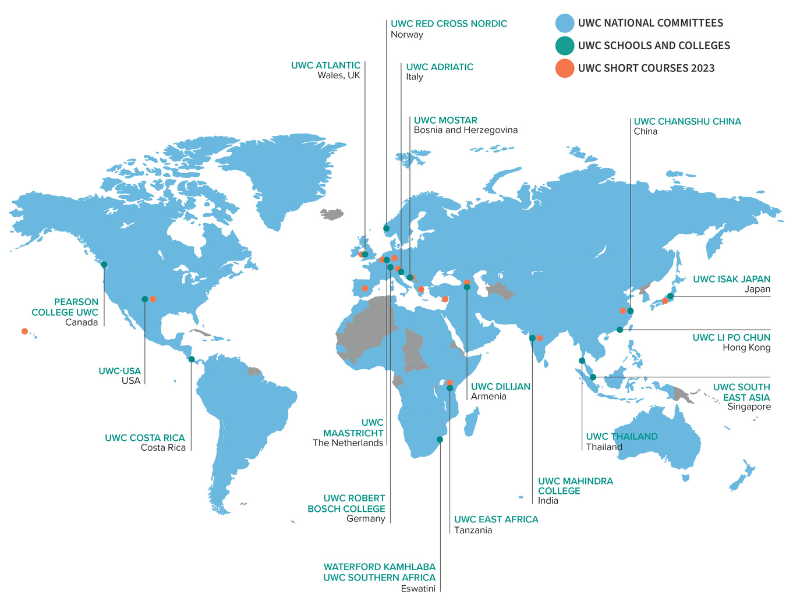 UWC map 